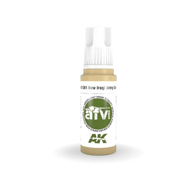 AK Interactive AK11361 New Iraqi Army Sand Acrylic Paint 17ml 3rd Generation